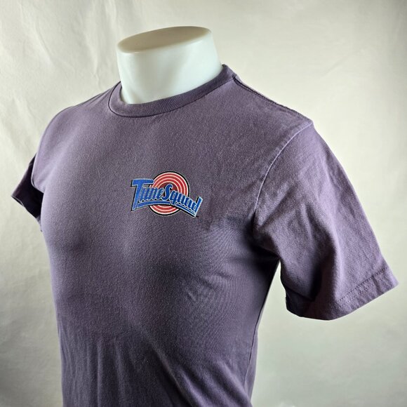 Mitchell & Ness T Shirt Mens Small Purple Tune Squad Space Jam Graphic Tee 1644 - Picture 5 of 7